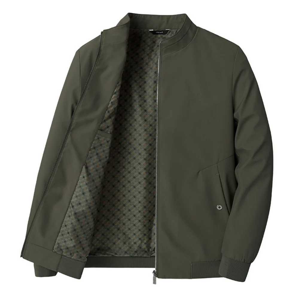 Spring and Autumn Jacket Men Casual Blazer Jacket Lightweight Workwear Clothes Men Fashion Solid Color Business Coats X241017