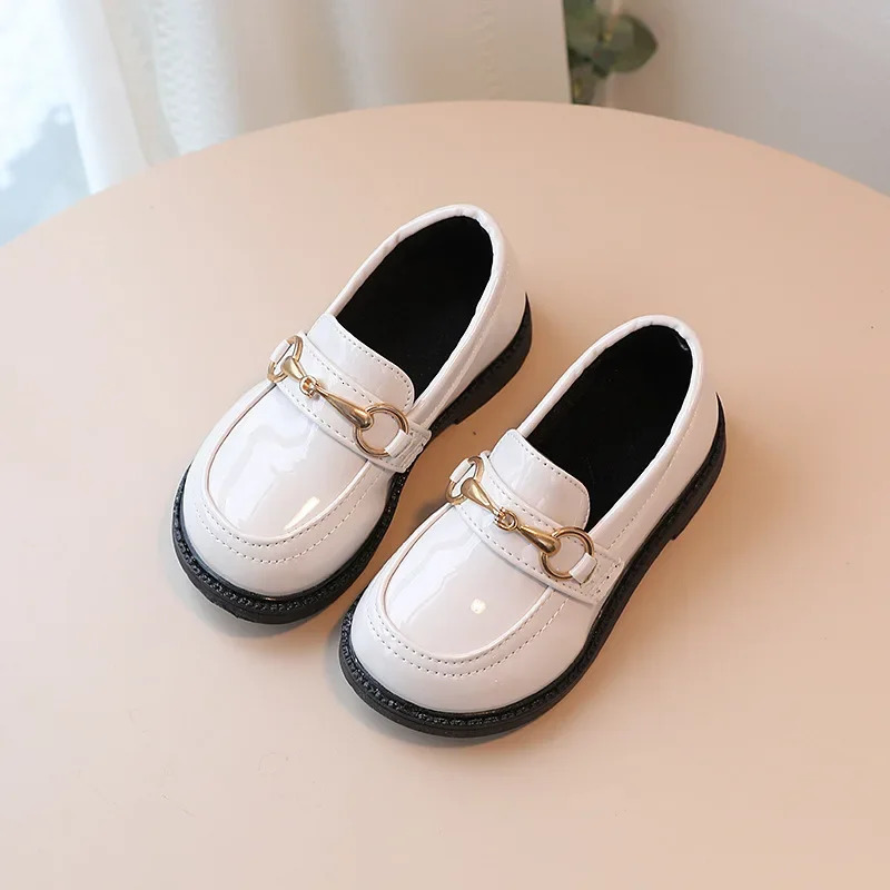 British Style Children Leather Shoes Breathable Slip on Loafers for Kids Boys Student Performance Shoes Toddler Girl Moccasins 241016