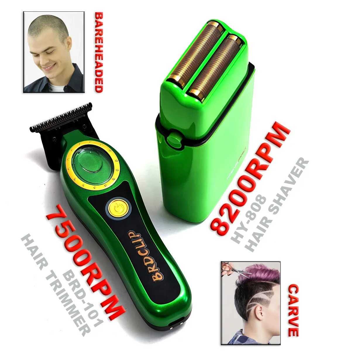 Professional BRDCLIP 8000rpm Hair Clipper Electric Cordless Oil Head Gradient Hair Trimming Salon Mens Hair Trimming Shaver W241017