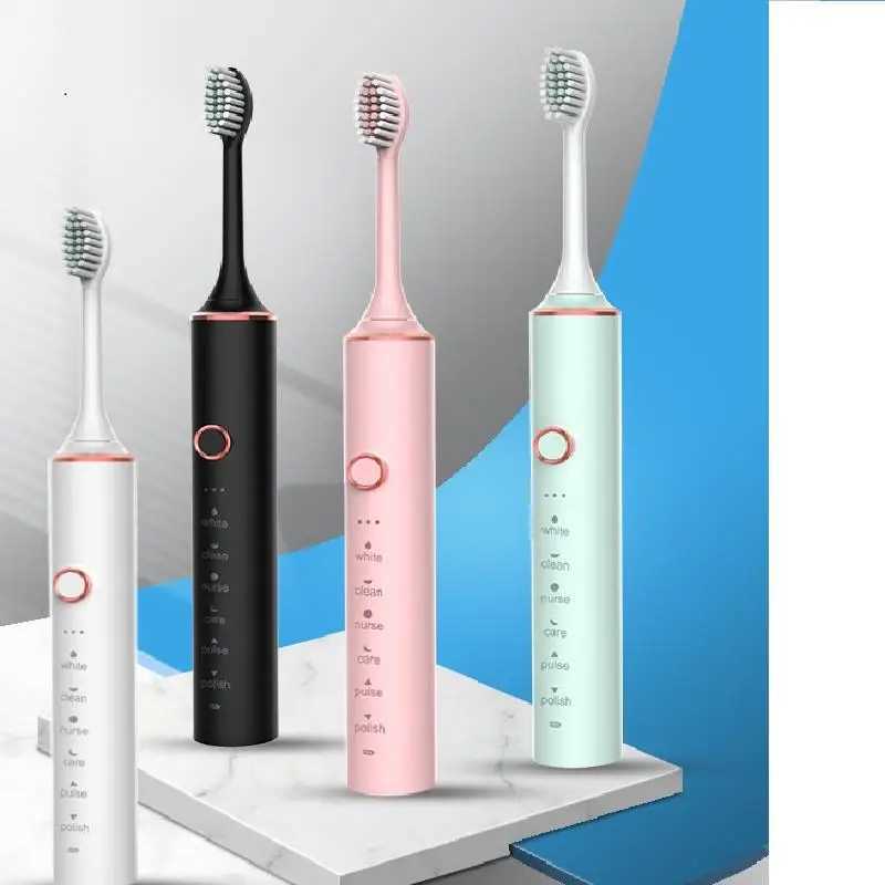 6 types of sonic electric toothbrushes IPX7 waterproof timers for adult USB charging teeth whitening and cleaning M241017