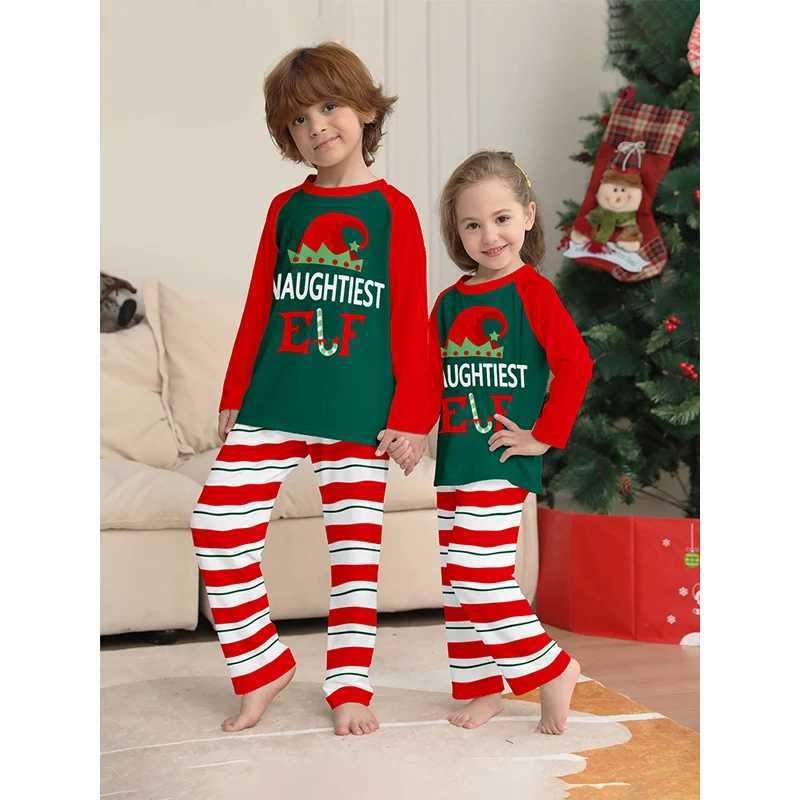 2025 New Christmas Matching Family Pajama Soft Set Mother Father Children Baby Clothing Set W241015