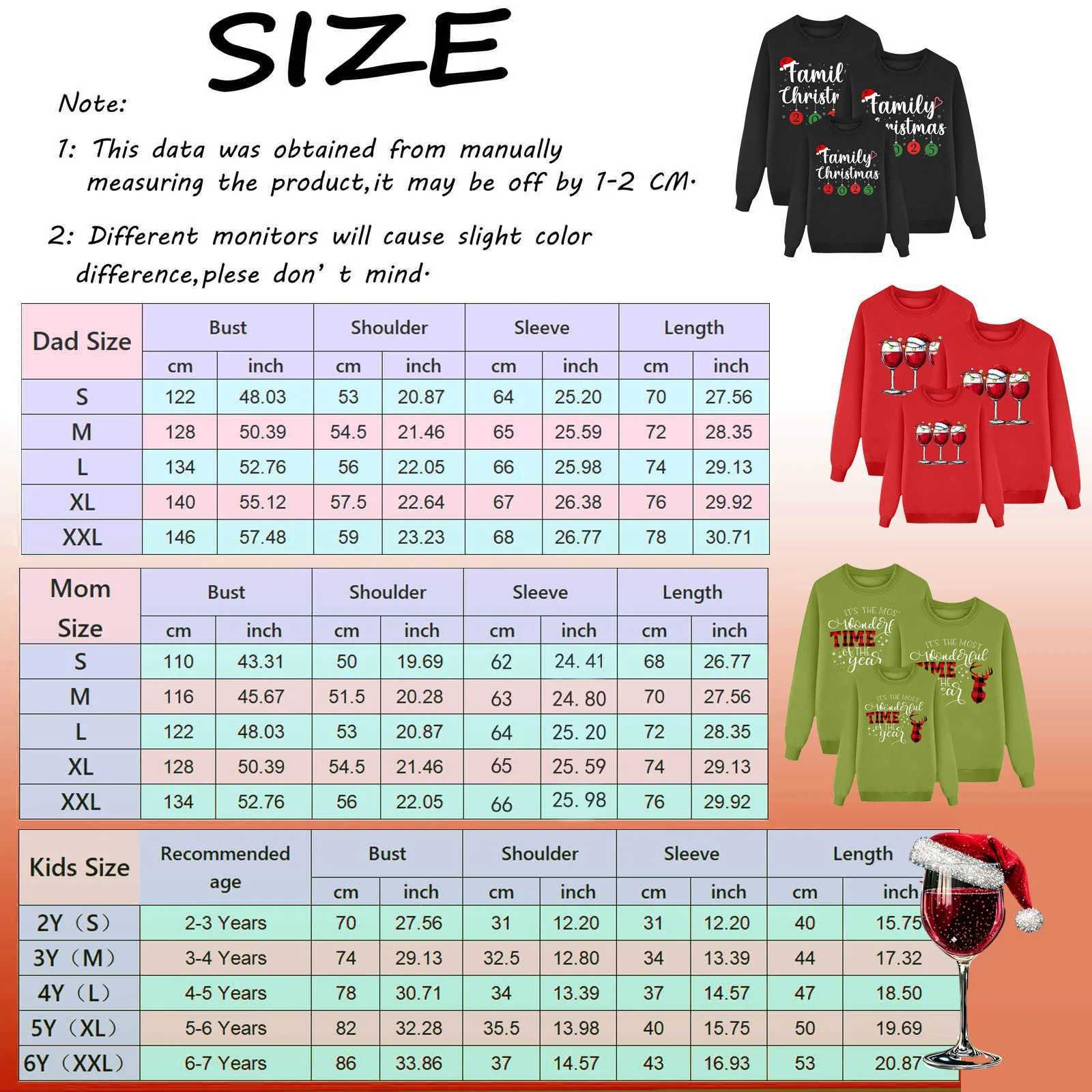 New Family Christmas Sweaters for 2025 Kawaii Letter Printed Outerwear for Festival Party Mother Kids Matching Outfits Navida W241015