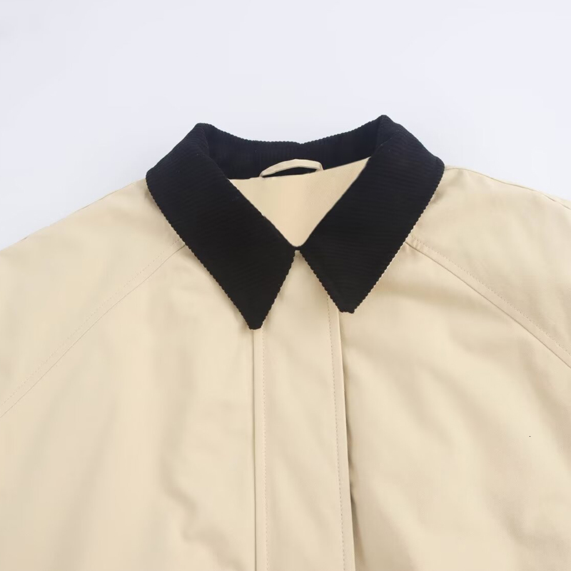 Women's Inszart Casual Loose Outwear Solid Long Sleeve Tops Pockets 2024 Jackets Coat Jaquetass Femininas Top