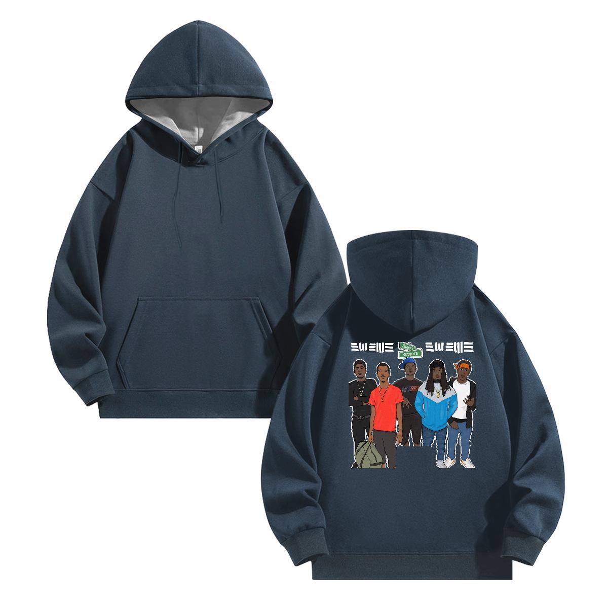 Free Shipping Man Hoodie DIY Designer Men's Hooded Sweatshirt Clothes Street Casual 350g Cotton Hooded Collar Long Sleeve
