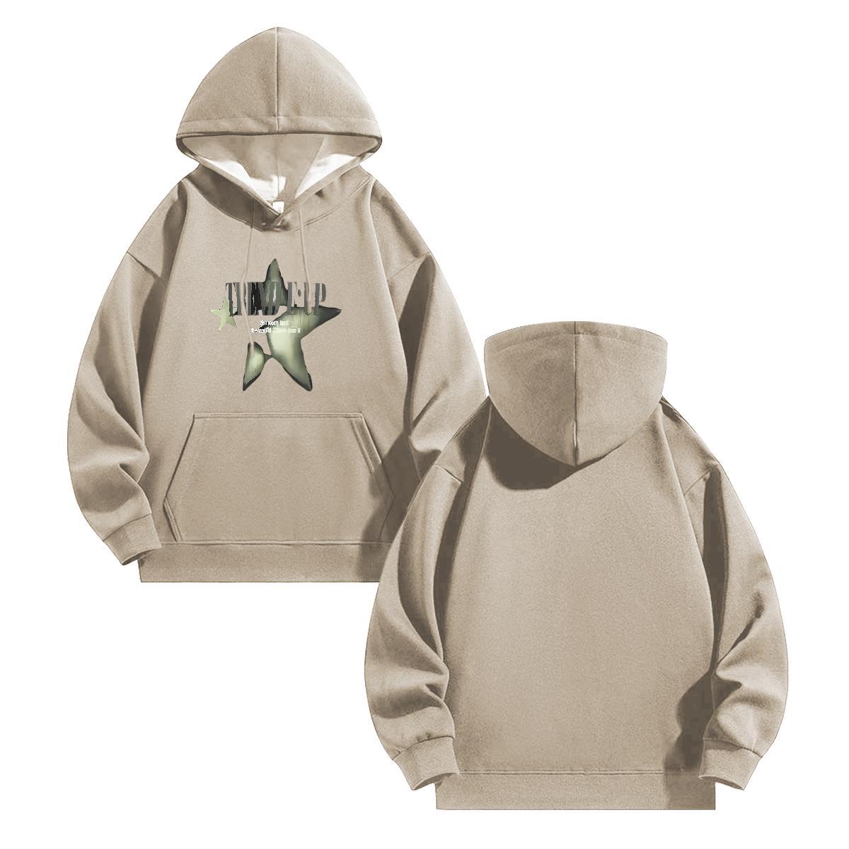 Wholesale Men Sweatshirt hoodie Street Casual Warm Men Clothes Hoodie Breathable Soft Black Oversized Tops Hoody Thick Fleece