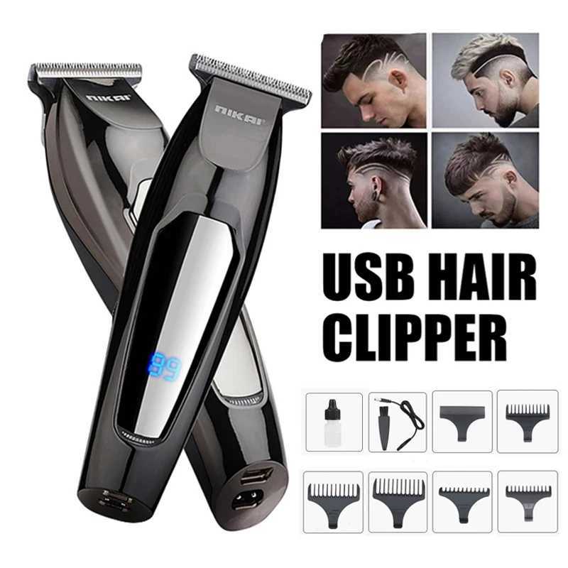 Professional electric hair clipper charging hair clipper fast charging car hair clipper mens barber specific trimmer W241017