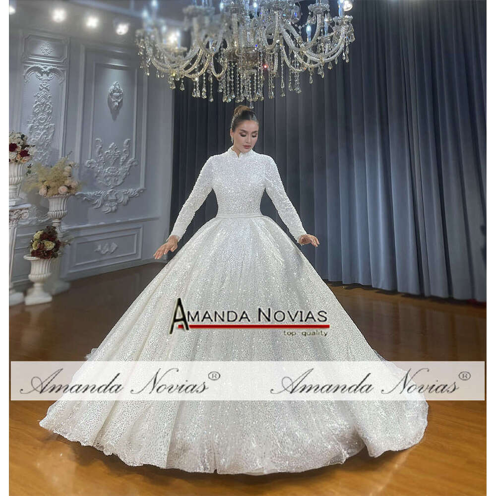 Amanda Novias Muslim Full ing Wedding Dress