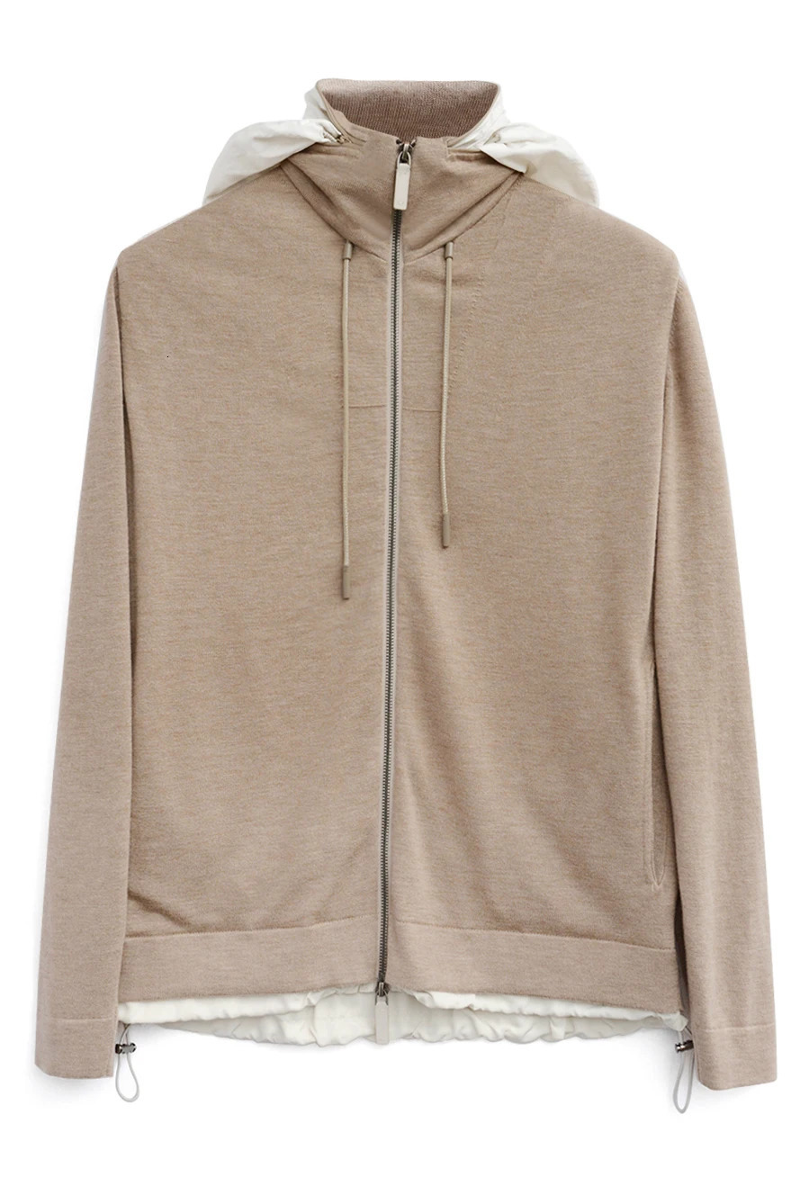 Chinese Spring and Autumn mens wool blend y zipper cardigan jacket 241007