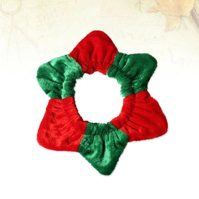Dog Collars Christmas Red Green ing Neck Adjustable Circle wer Pet Collar Dress Necktie Decoration