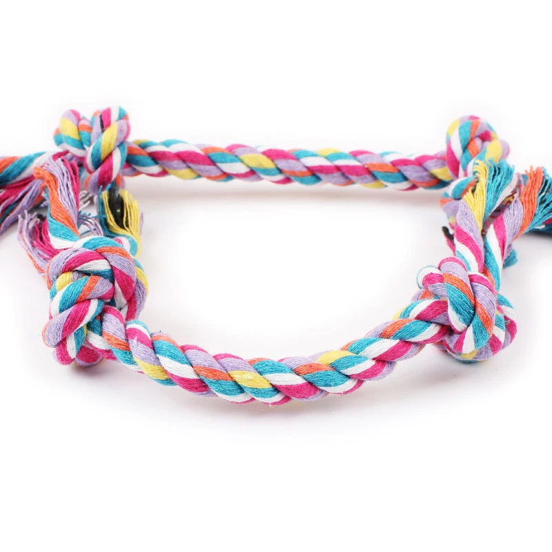 Pet-Friendly Cotton Knot Rope Molar Toy for Dogs - Durable Hemp Material