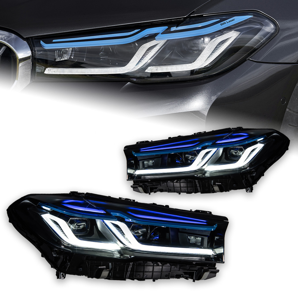 Car Head Lights for BMW G30 LED Headlight Projector Lens 20 21-2023 525i 530i 535i 540i Signal Head Lamp