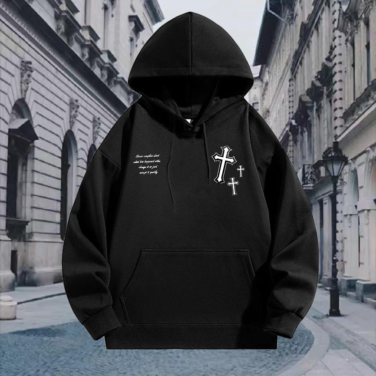 Factory Direct Hoodie Men Breathable Hooded Collar Designer Couples Hoodie Casual Beach Hoody Cartoon Print Velvet Thick