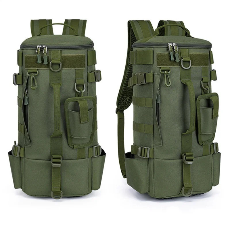 Outdoor travel sports cycling fishing multifunctional backpack waterproof Oxford cloth bag Luya bag 241008