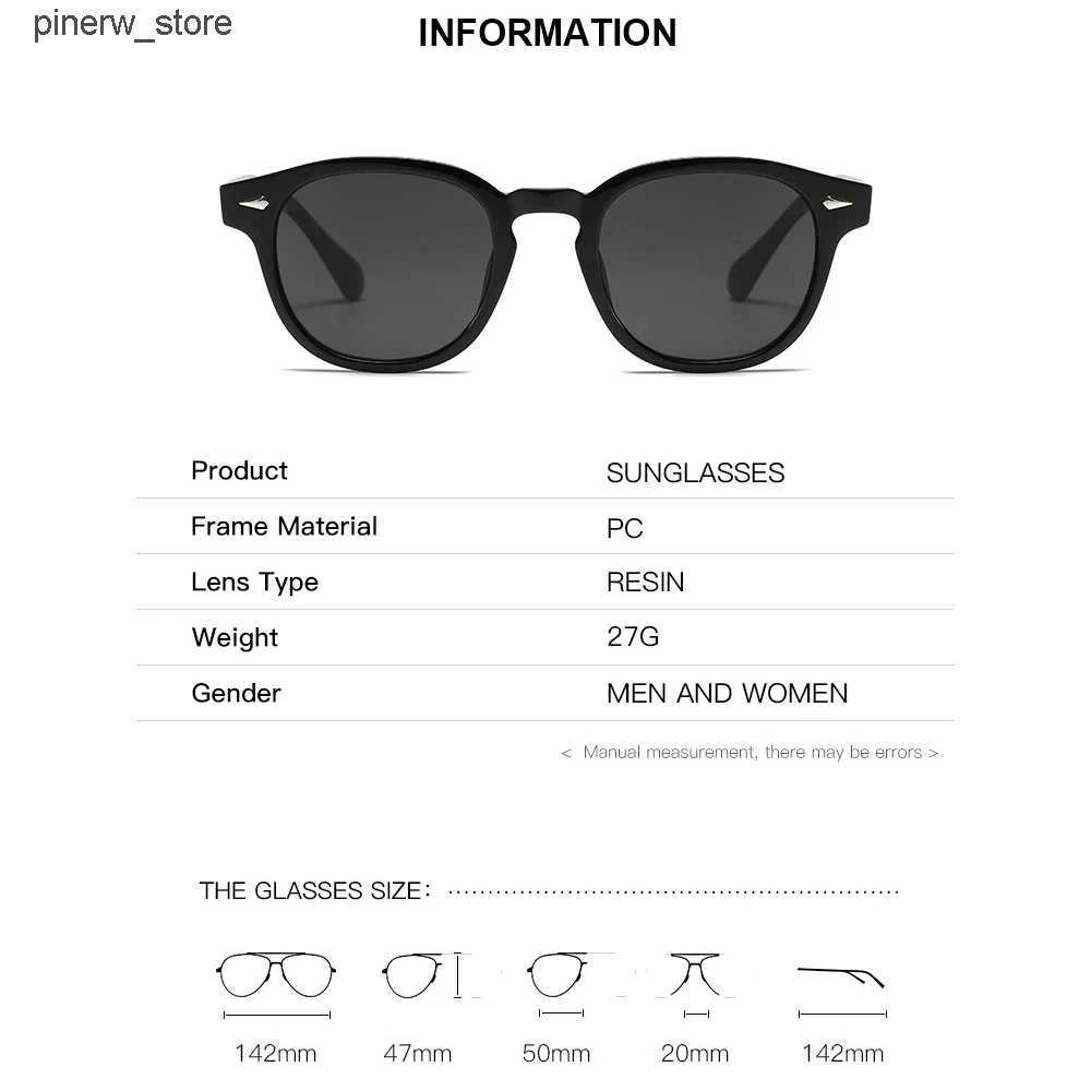 Sunglasses Lemtosh Polarized Sunglasses Men Glasses Johnny Depp Pilot Goggles Retro Sun Glasses Woman Eyewears Drivers Shade Gafas De Sol L240910