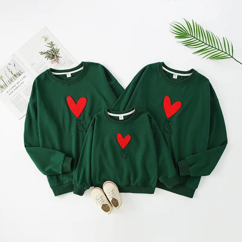 Josaywin Spring Autumn Family Matching Hoodies Print Father Mother Kids Sweatshirt Clothes Pajamas Look Hoodie 241017
