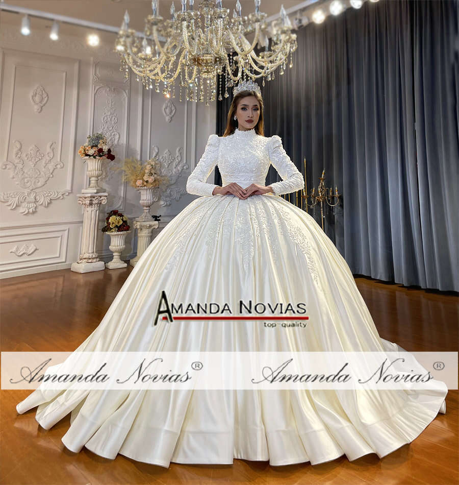 2024 New Muslim Bride Wedding Dress