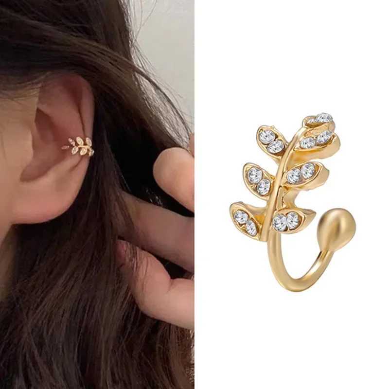 1 hot selling and cute metal foil ear clip suitable for women and girls no fake perforated ear tips no perforated ear tips W241017