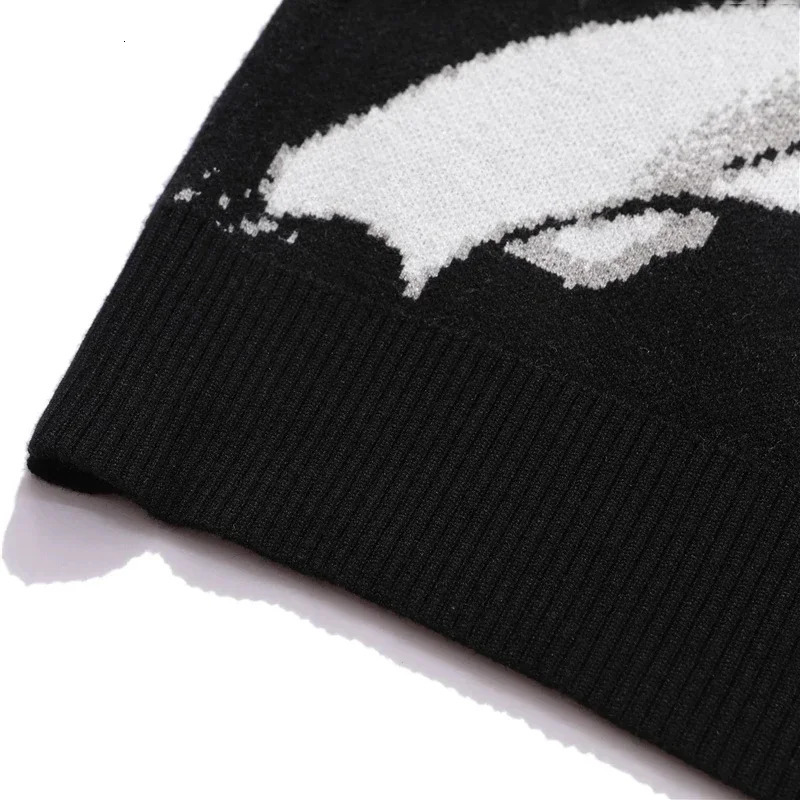 Women Hip Hop Streetwear Harajuku Sweater Vintage Japanese Style Anime Girl Knitted 2023 Cotton Pullover Sweaters Female Clothes 241016