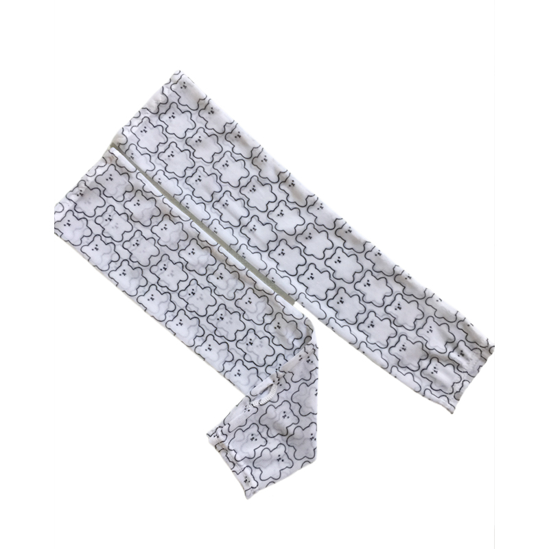 Printed Ice Silk Ice Sleeve Women Sunscreen Hand Sleeve Arm Sleeve Cover Loose Versatile