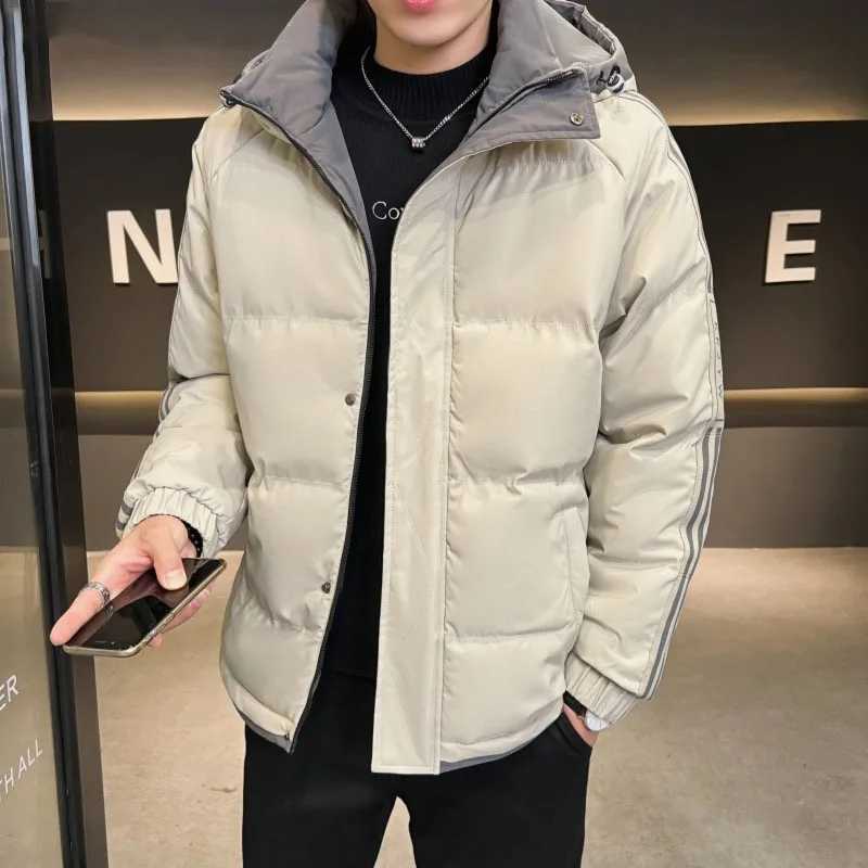 Winter Down Cotton Jacket Men Thickened Puffer Jackets 2024 Oversized Padded Jacket Man Warm Hooded Coats Clothes Ropa De Hombre X241017