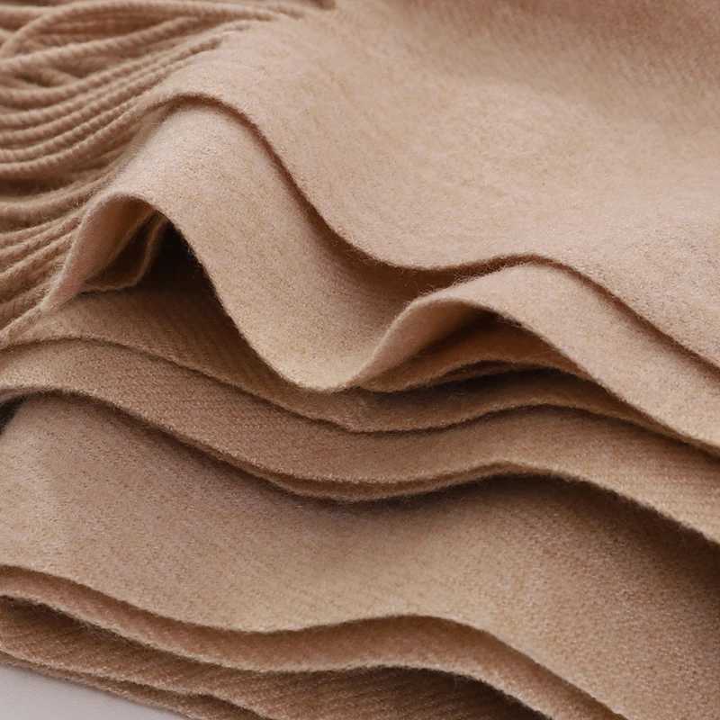 2024 Warm and Warm Cashmere Scarf Headscarf Solid Womens Shawl Bag Fem Pashmina Bandana Scarf Echape X241017