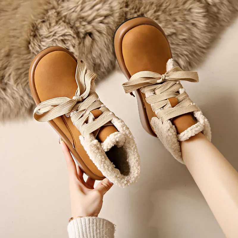 NEW Designer Boot Women's Rubber Shoes Australia Round Toe Winter Footwear Boots Women Rain Elegant Mid Calf Snow 2024