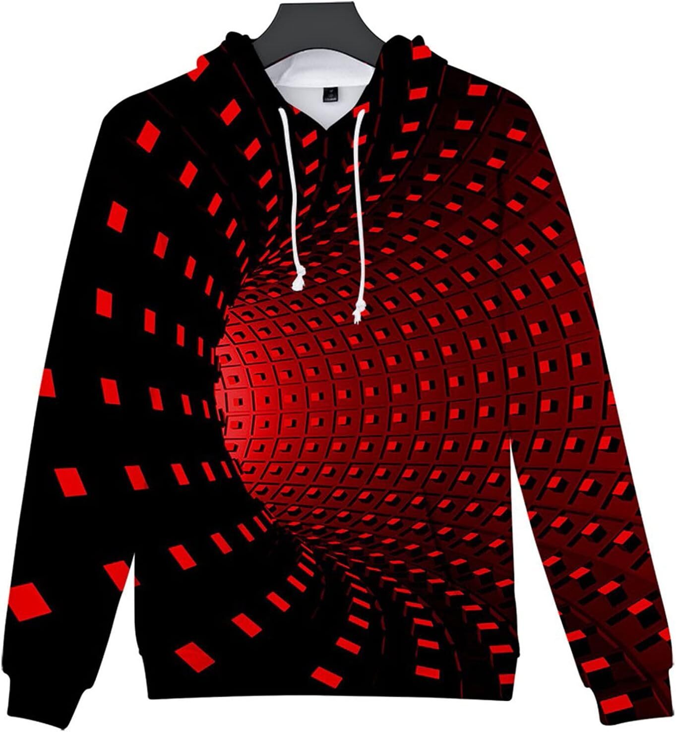 Hoodie for Mens Womens Mens Long Sleeve Hoodies 3D Printing Creative Round Neck Casual Shirts Top Blouse Lightweight Hoodies for Men Graphic Warm