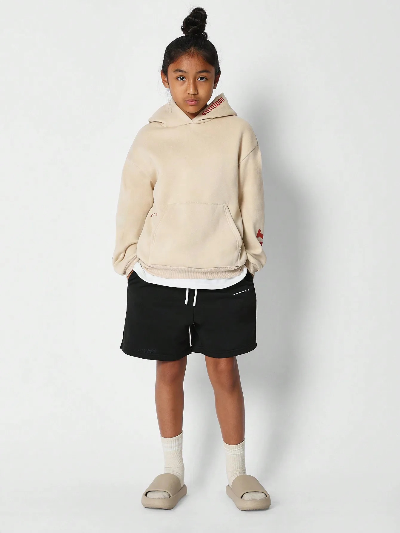 Fashion AutumnWinter Girly Top Hoodie with Large Graphic Print Comfortable Outdoor Sports Casual Street Wear Baby 241017