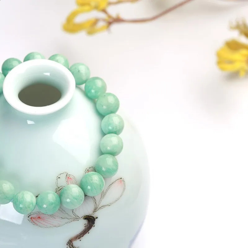 JD Natural Stone Bead Bracelet Womens Elegant Charm Spiritual Circle Stone Chain Bracelet Womens Fashion Jewelry Gift 241017
