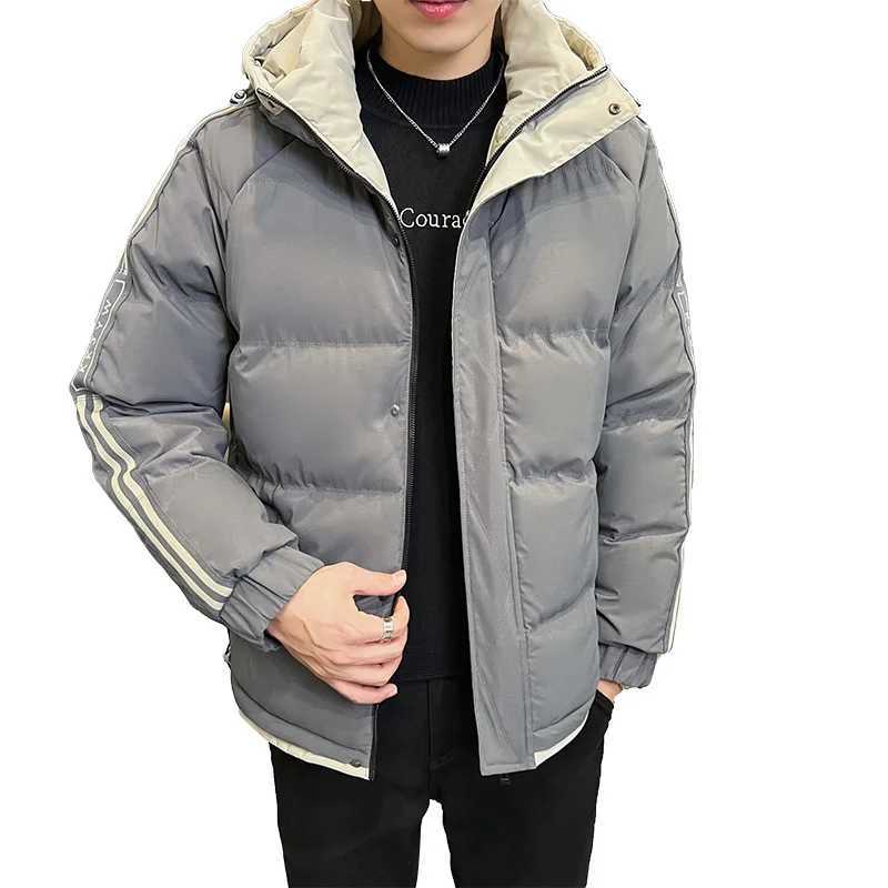 Winter Down Cotton Jacket Men Thickened Puffer Jackets 2024 Oversized Padded Jacket Man Warm Hooded Coats Clothes Ropa De Hombre X241017