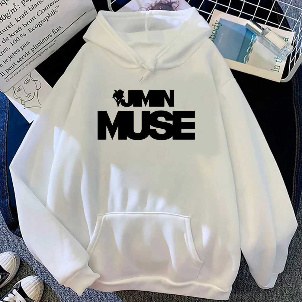 Jimin Muse Hoodie Fashion Women Harajuku Aesthetic Streetwear Casual Hoodies Unisex Autumn Winter Vintage Pullovers SweatshirtsX241016