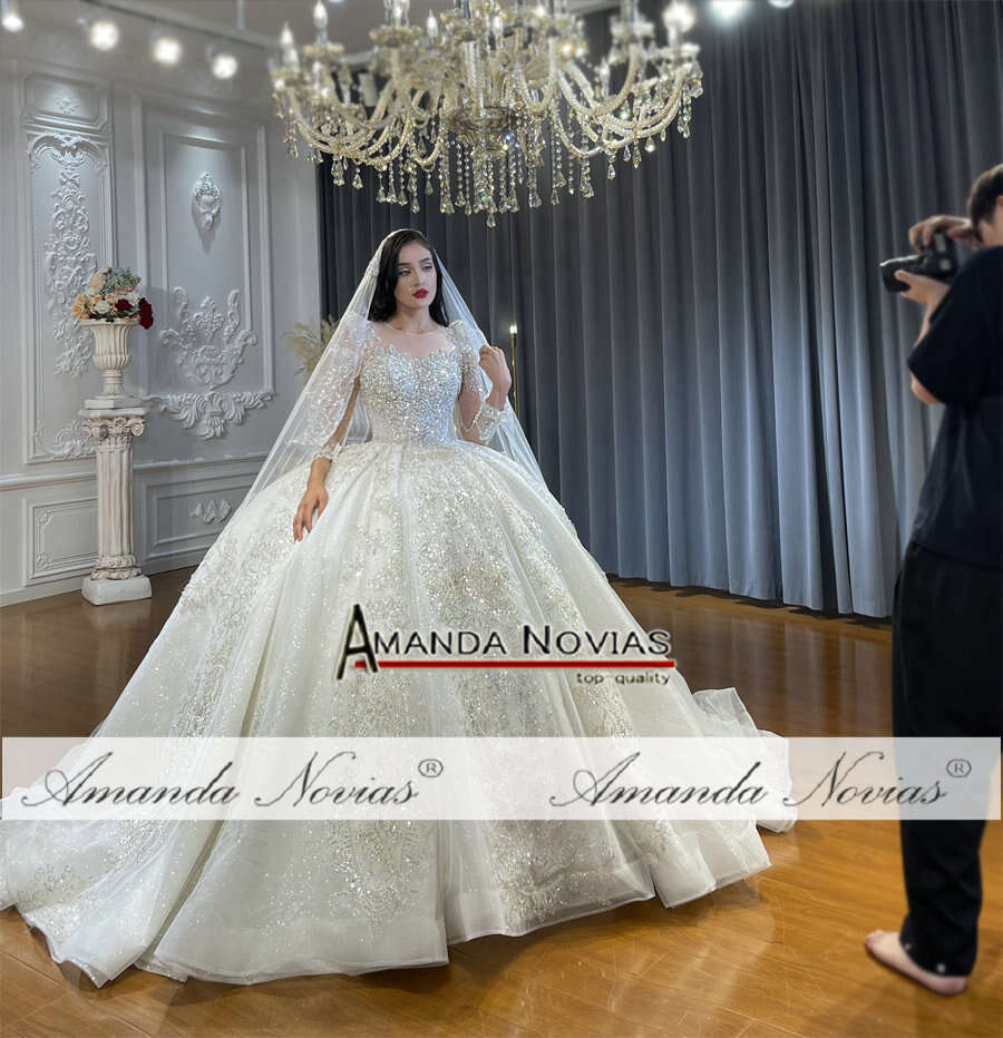 Hot Sale 2024 Ball Gown Wedding Dress Real Photos 100% Same