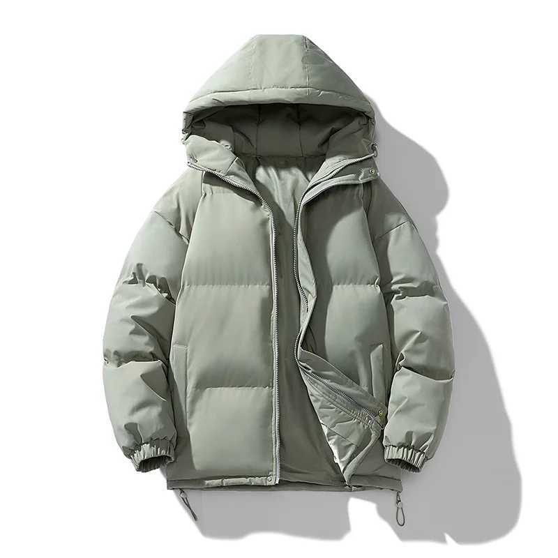 Winter Parkas Men Cotton-padded Coats Men Puffer Jackets Outdoor Hooded Coat Casual Windbreaker Thick Warm Coat Men Jacket X2410171