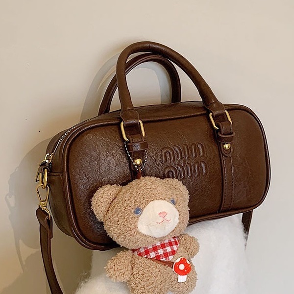 Designer bag autumn/winter new lychee pattern diagonal cross single shoulder zipper women's handbag
