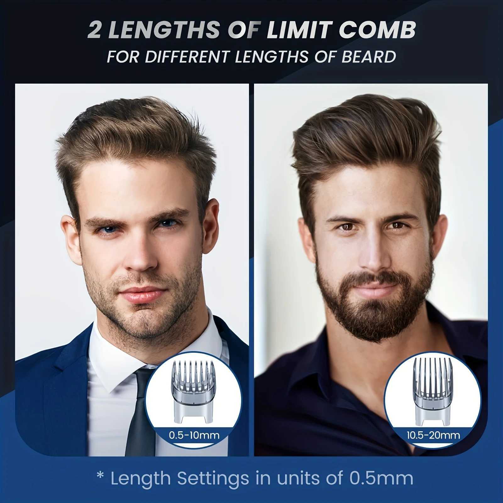 Sejoy Mens Hair Clipper Trimmer Beard Body Arm Professional Electric Contour Edge Shaver W241017