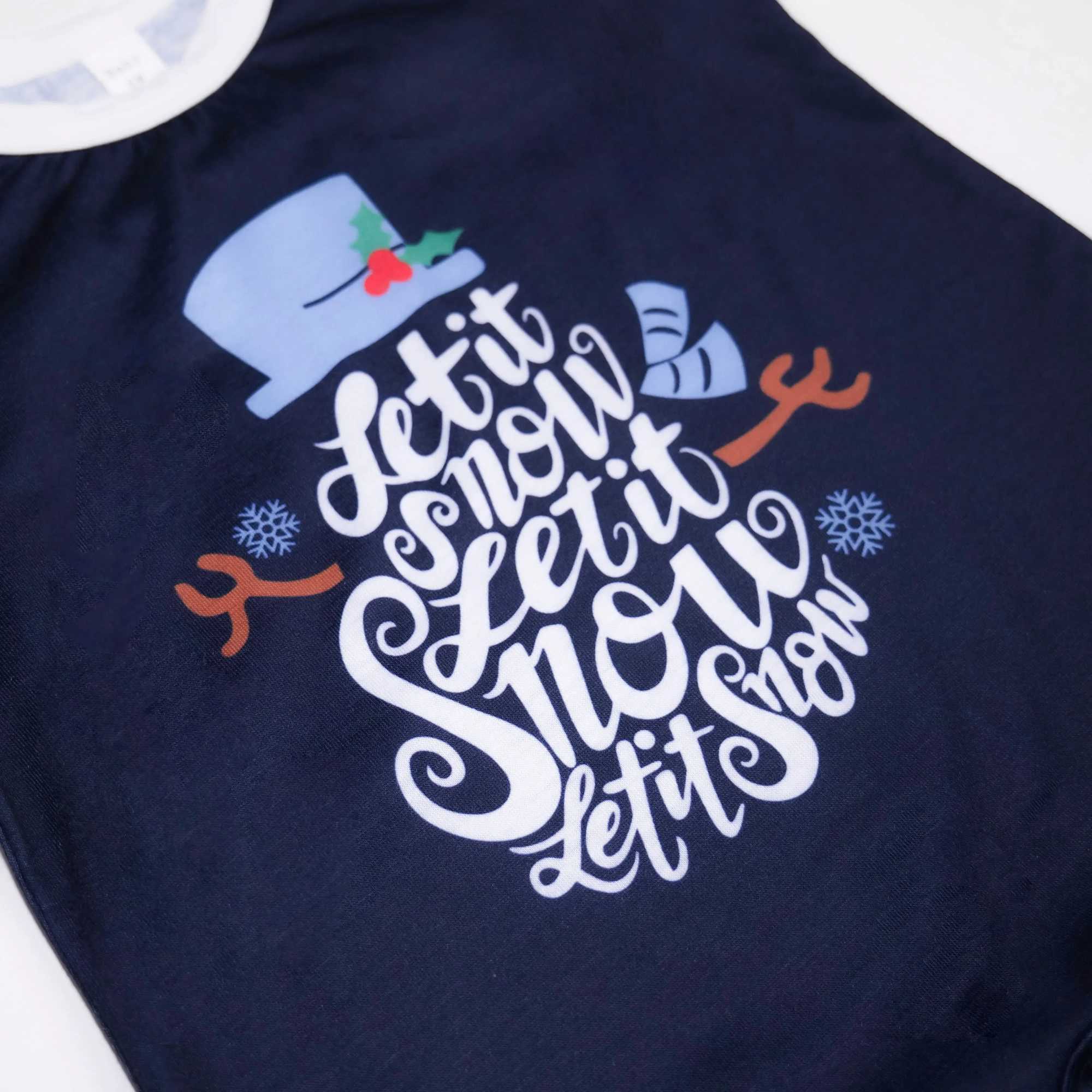 2024 Winter Letter Printing Christmas Family Pajama Set Mother Father Children Dog Matching Set Cute Soft Pajama Christmas Appearance Pjs W241015