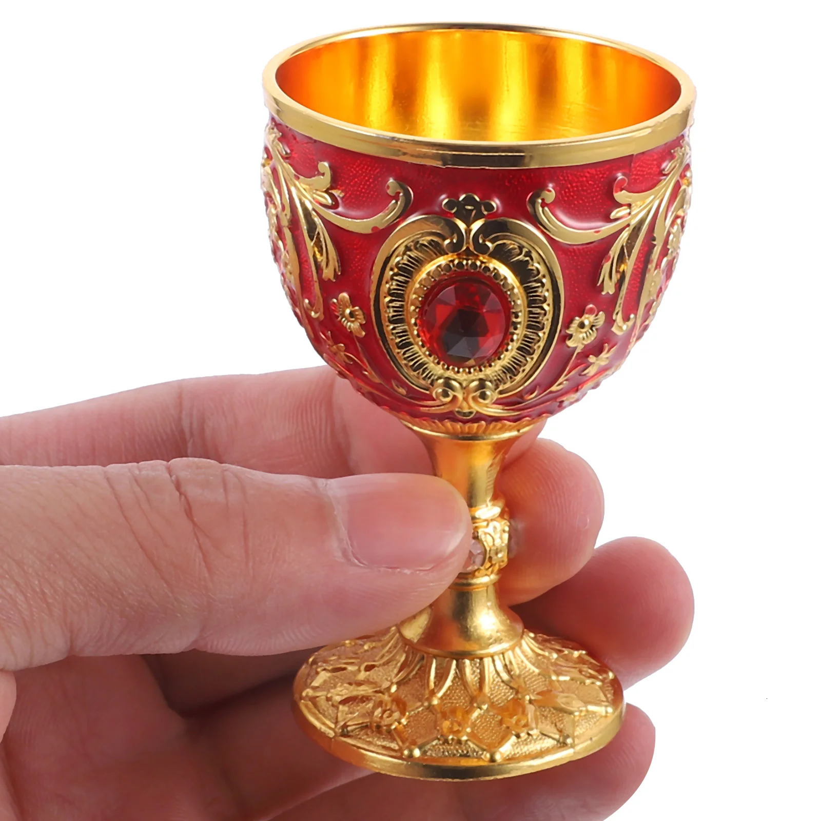 Vintage Chalice Goblet Royal Wine Cups King European Style Whiskey Cup Renaissance Medieval Gifts Communion 241009