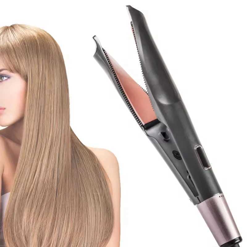 Twisted And Straightened Curler 2-In-1 Hair Straightener And Curler High-Temperature 450 3D Concave Convex Salon IronXJ241016