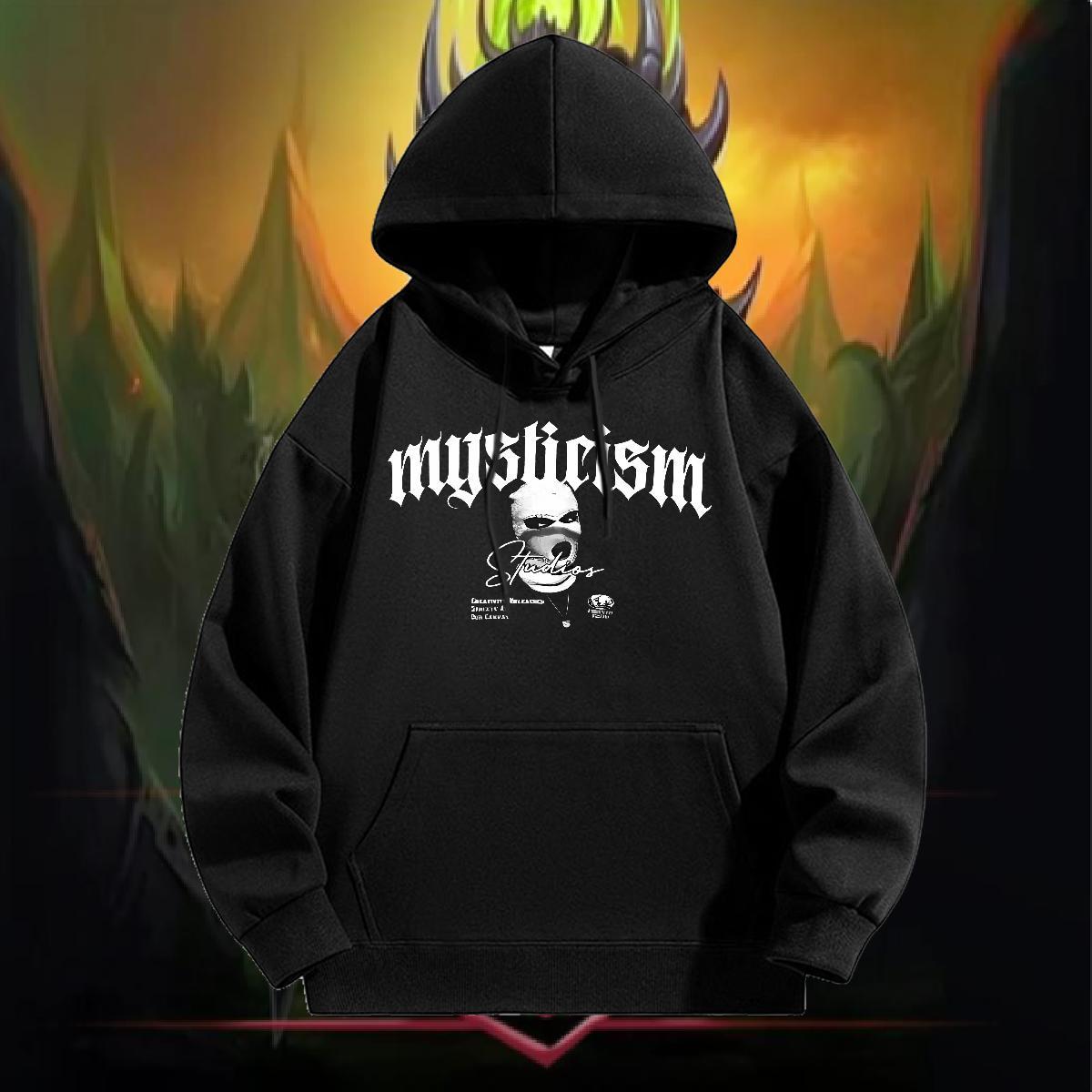 Designer Fashion Men Hoodie Hooded Collar Long Sleeve Classic Mens Hoodie Y2K Top Pullover Hoodie Graphic Cotton 350g
