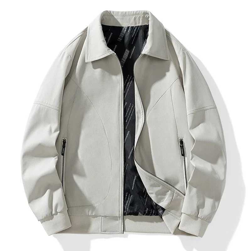 Jackets Men Fashon Outwear Windbreaker Middle-aged Casual Business Office Jacket Coat Autumn Winter Workwear Mens Clothing Top X241017