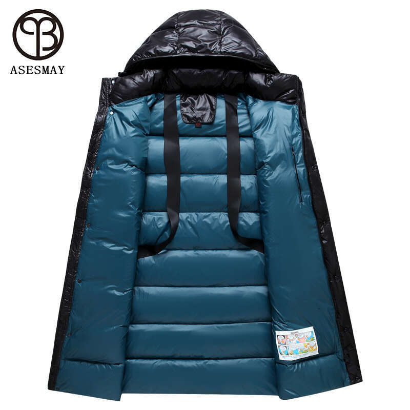 Men Winter Clothing 90% White Duck Down Coat Wellensteyn Fashion Man Casual 2021 New Parka Hooded Overcoat Men's Jacket