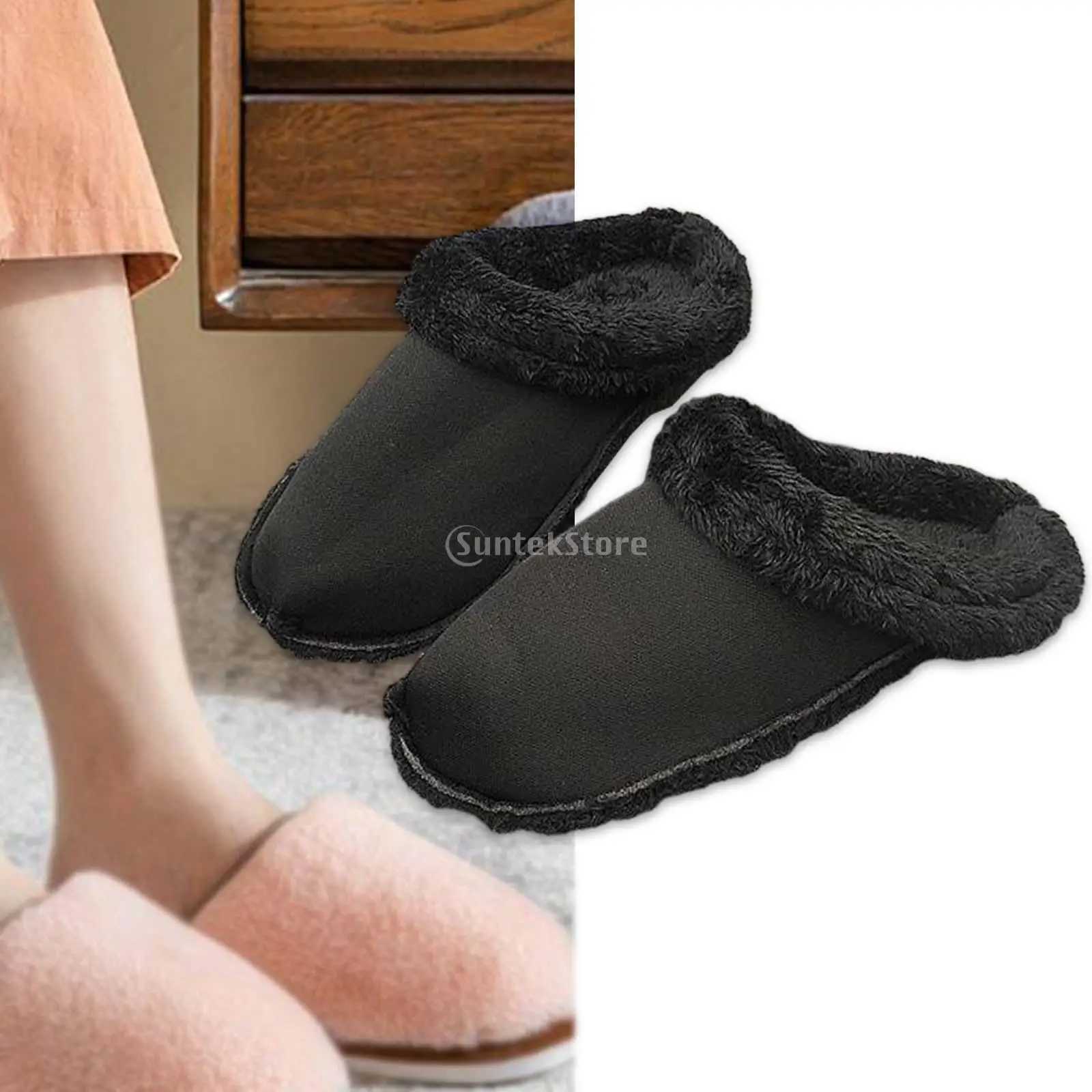 Lining Plus cover slippers plush lining cotton wool shoe cover winter warm shoe cover detachableCL241017