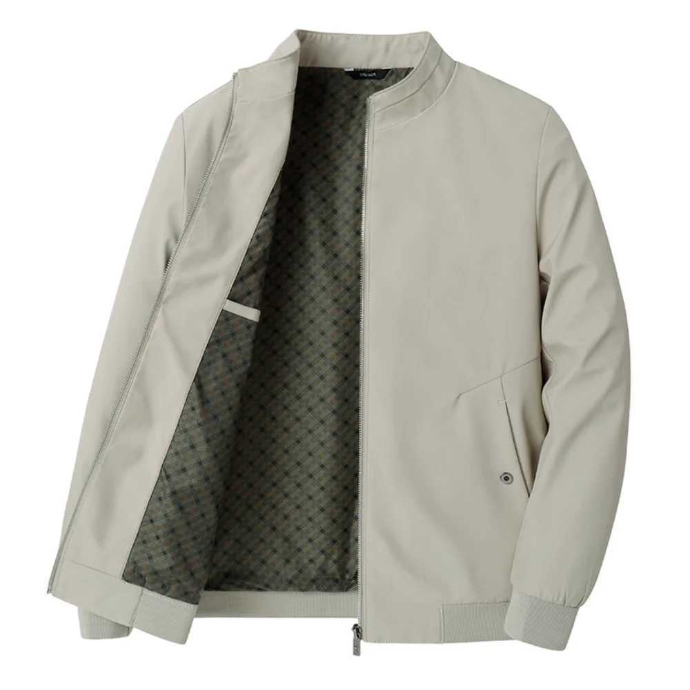 Spring and Autumn Jacket Men Casual Blazer Jacket Lightweight Workwear Clothes Men Fashion Solid Color Business Coats X241017