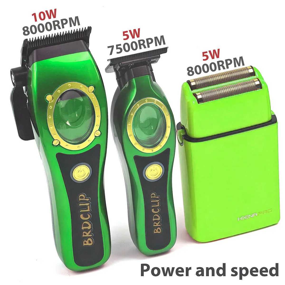 Professional BRDCLIP 8000rpm Hair Clipper Electric Cordless Oil Head Gradient Hair Trimming Salon Mens Hair Trimming Shaver W241017