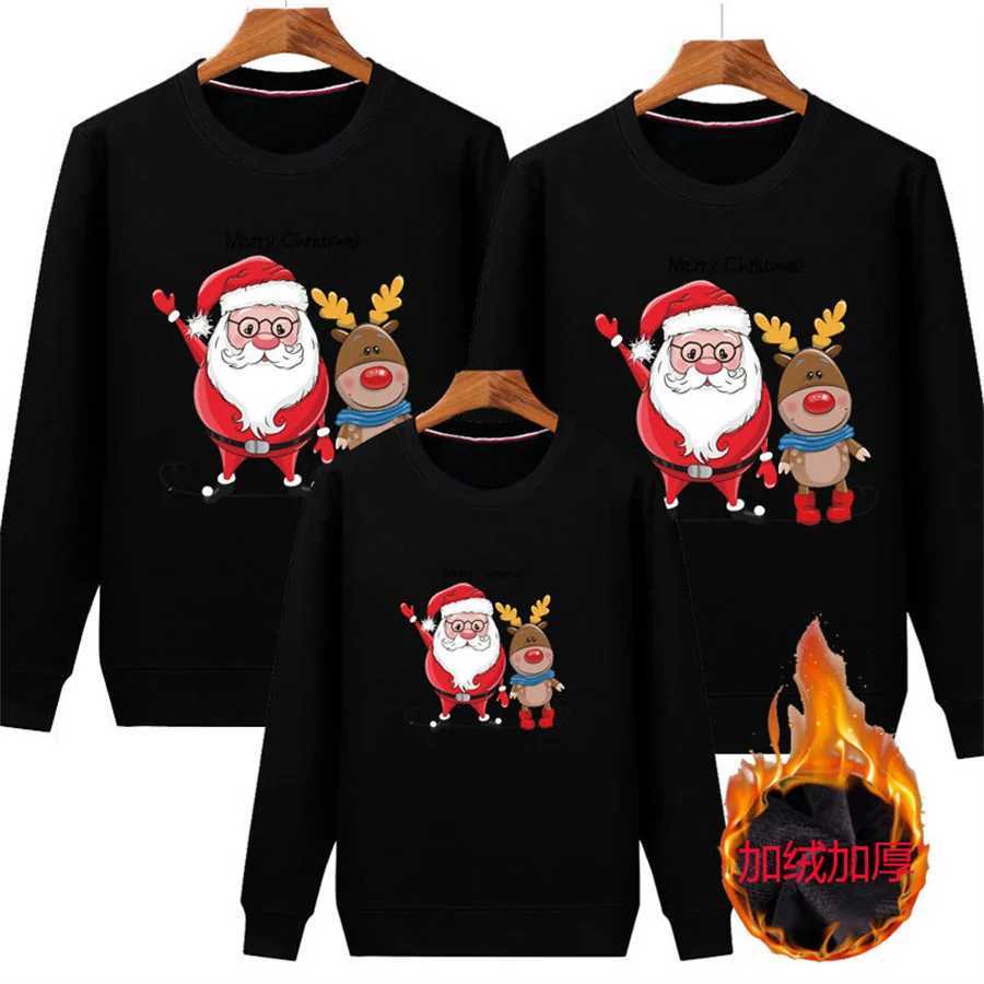 Christmas jerseys family sets Santa Claus team sports shirts mothers fathers daughters sons matching clothing couples sweaters baby parachuting W24101