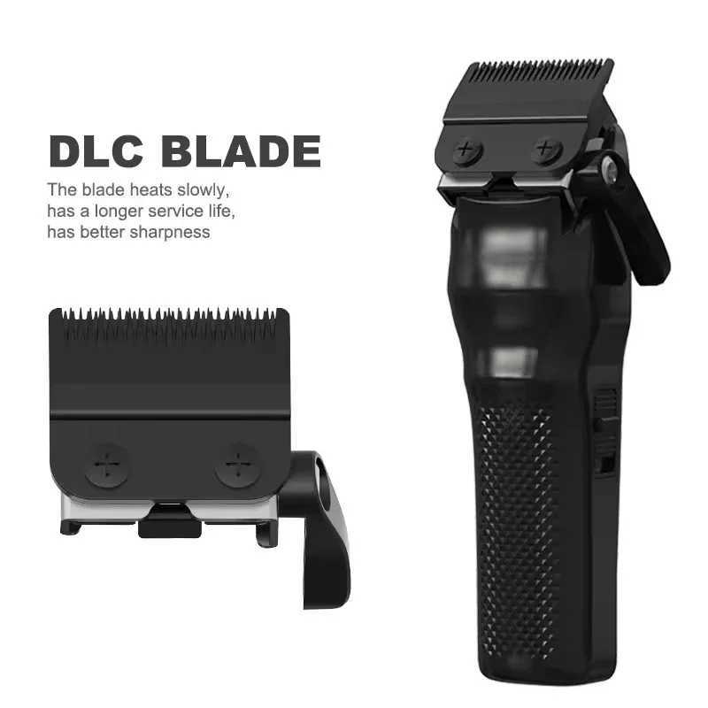 Full metal cordless professional 7000RPM hair clipper mens beard electric hair clipper adjustable kit W241017