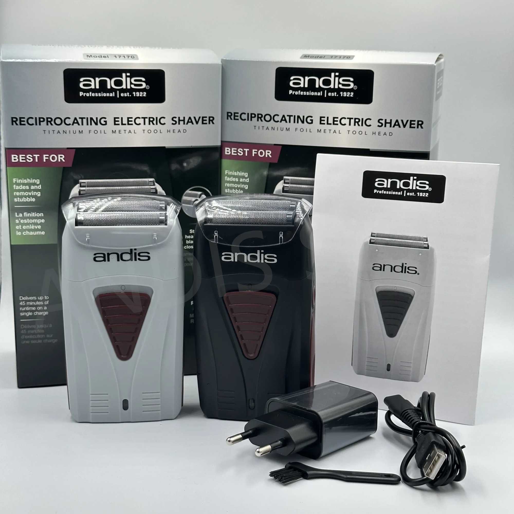 Original Andis 17170 aluminum foil titanium shaver smooth shaver cordless shaver W241017