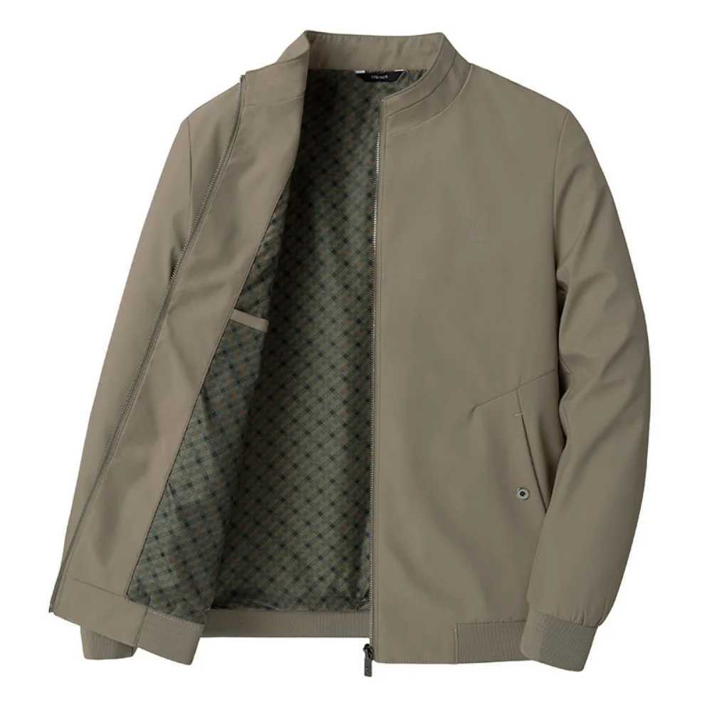 Spring and Autumn Jacket Men Casual Blazer Jacket Lightweight Workwear Clothes Men Fashion Solid Color Business Coats X241017