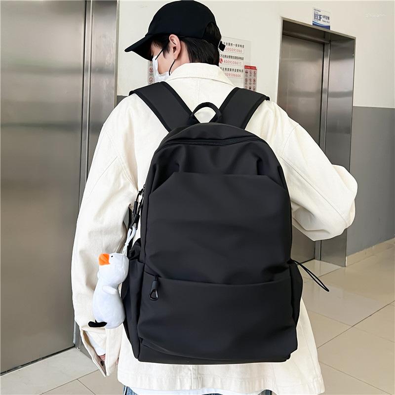 Fashion designer 2025S new model School Bags Large Capacity Simple Fashionable Backpack Men s Senior High College Students Bag Water