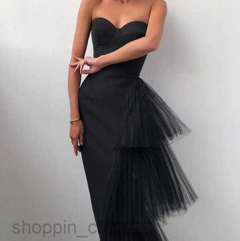 Basic Casual Women Dresses New summer women's evening gown long skirt with high elasticity pleated mesh, slim fit split dress